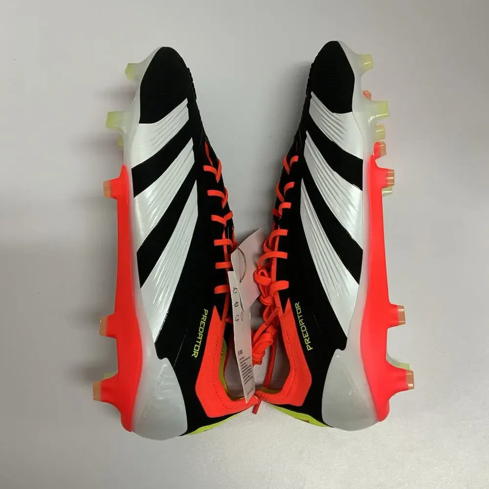 Adidas Predator Elite Low FG Solar Energy Pack IE1802 Size 9 Black Soccer Cleats